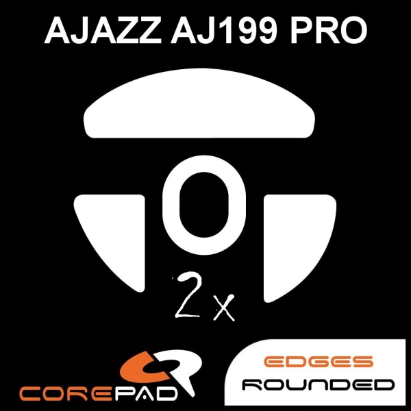 Corepad Skatez PRO mouse skates hyperglide hyperglides esptiger tiger ice arc x-ray raypad jade obsidian Feet X-RAYPAD Unusual Way Sports UWS Silver Fox Magic V2 Ajazz AJ199 PRO